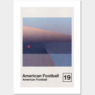 American Football 3 / Minimalist Graphic Poster Art Design Posters and Art